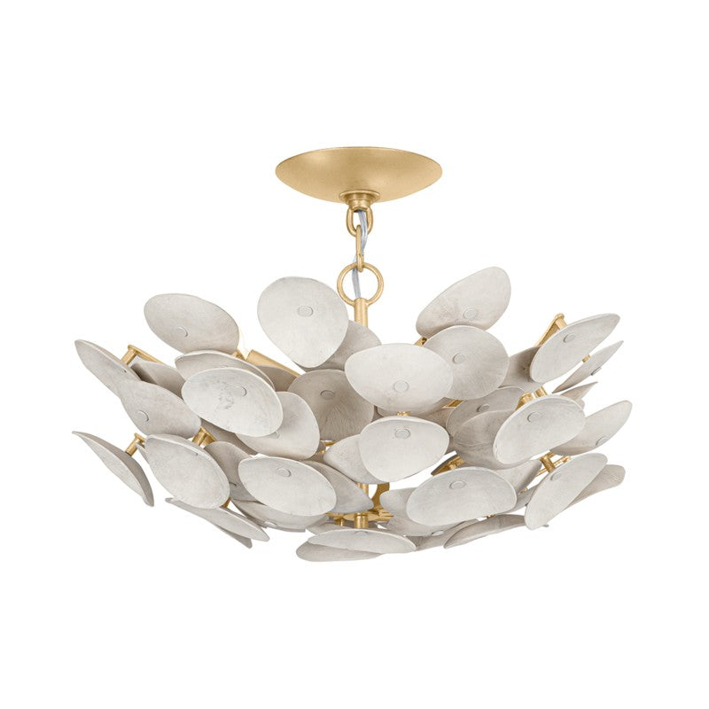 Corbett Aimi 356-21-VGL Ceiling Light - Vintage Gold Leaf