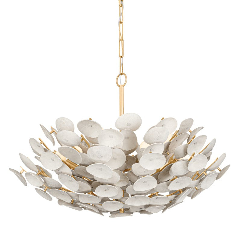 Corbett Aimi 356-32-VGL Chandelier Light - Vintage Gold Leaf