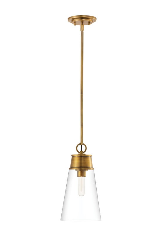 Z-Lite Wentworth 2300P8-RB Pendant Light - Rubbed Brass