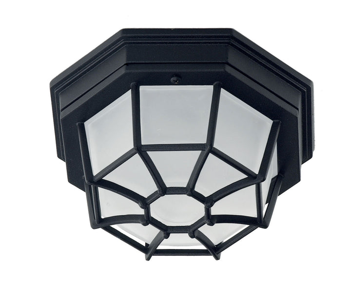 Savoy House Lighting 5-2066-BK Exterior Collections One Light Outdoor Flush Mount Outdoor Black