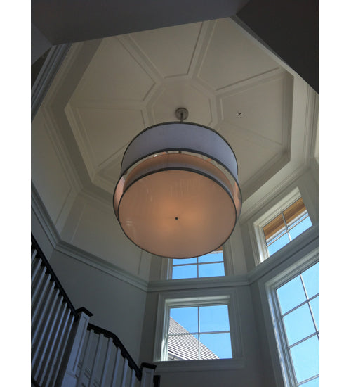 Meyda Tiffany Cilindro 131965 Pendant Light - Nickel