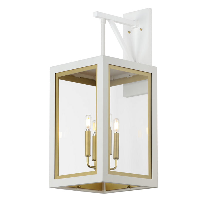 Maxim Lighting 30056CLWTGLD  Neoclass Outdoor White/Gold