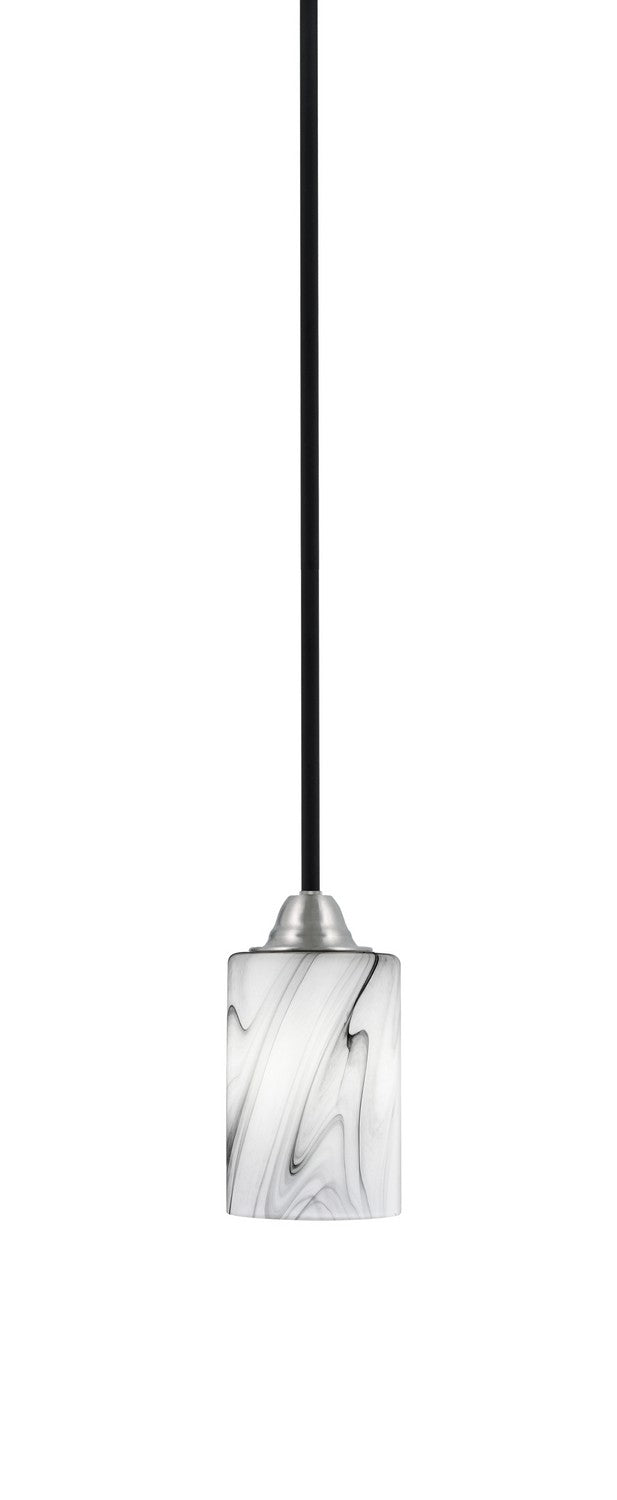Toltec Paramount 3401-MBBN-3009 Pendant Light - Matte Black & Brushed Nickel