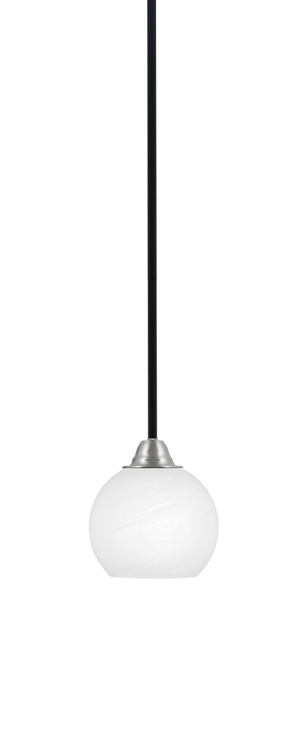 Toltec Paramount 3401-MBBN-4101 Pendant Light - Matte Black & Brushed Nickel