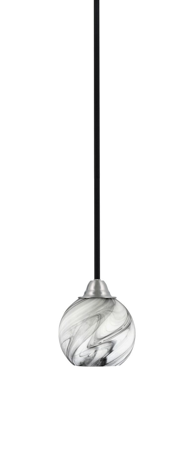 Toltec Paramount 3401-MBBN-4109 Pendant Light - Matte Black & Brushed Nickel