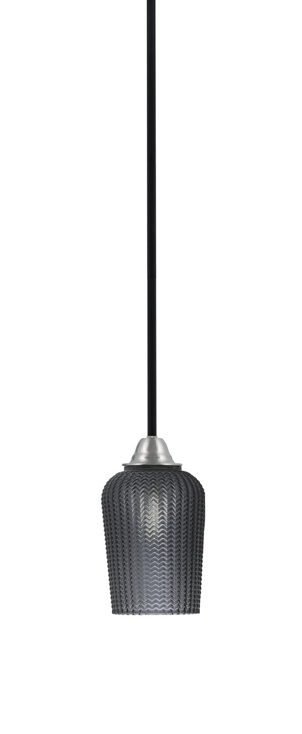 Toltec Paramount 3401-MBBN-4252 Pendant Light - Matte Black & Brushed Nickel