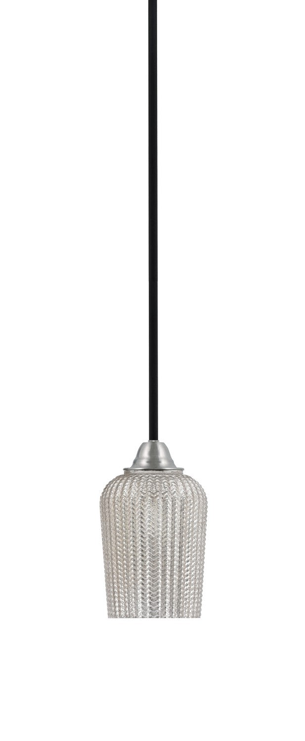 Toltec Paramount 3401-MBBN-4253 Pendant Light - Matte Black & Brushed Nickel