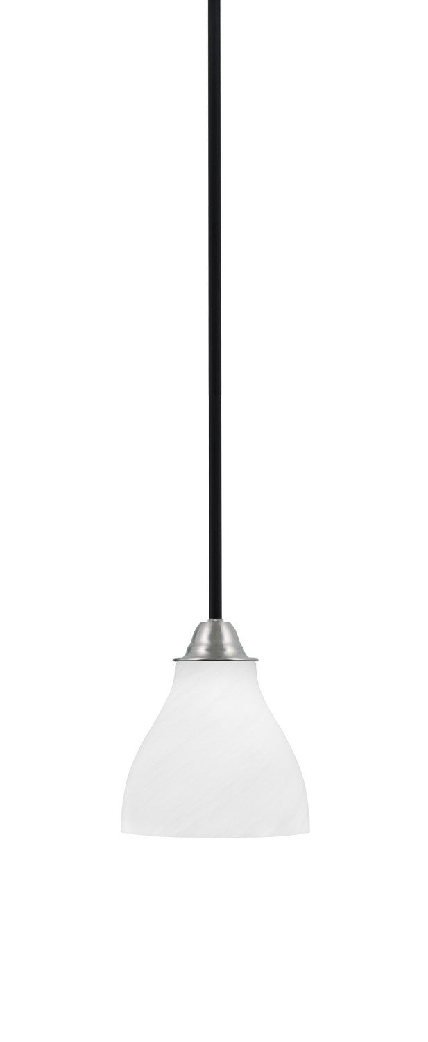 Toltec Paramount 3401-MBBN-4761 Pendant Light - Matte Black & Brushed Nickel