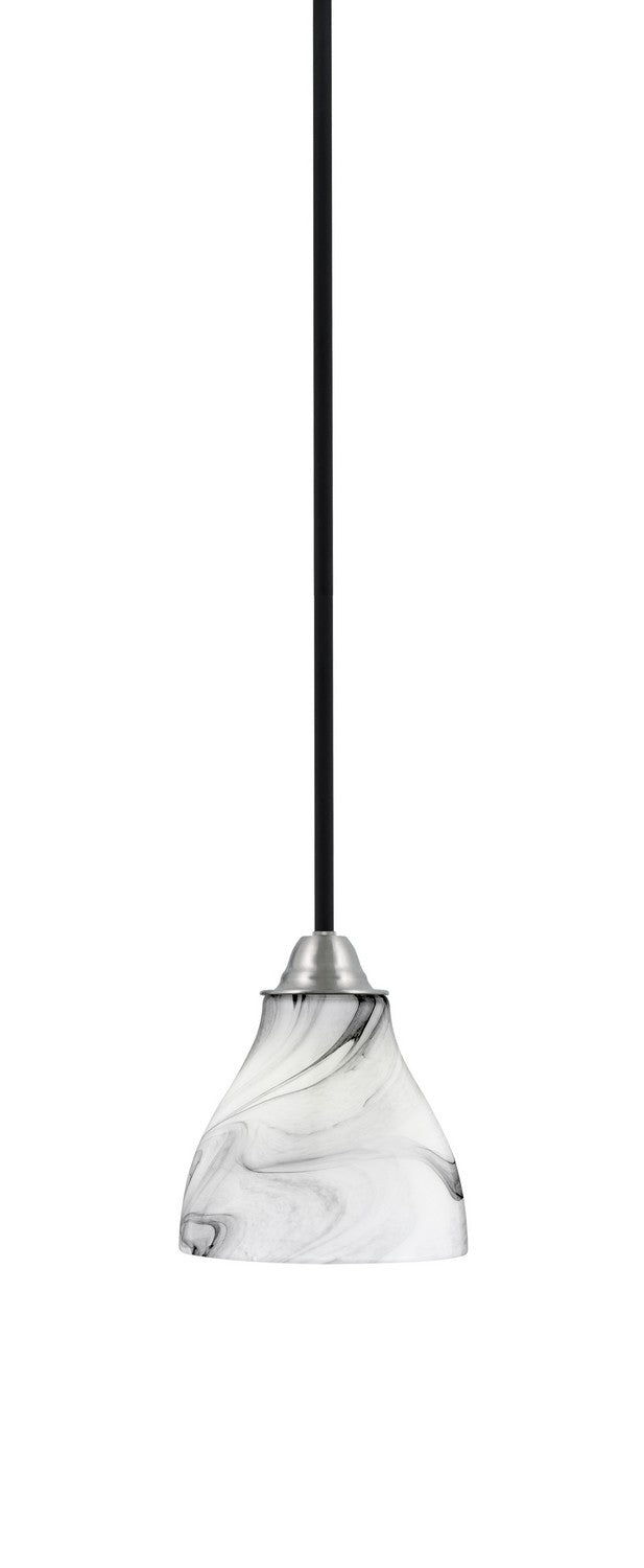 Toltec Paramount 3401-MBBN-4769 Pendant Light - Matte Black & Brushed Nickel