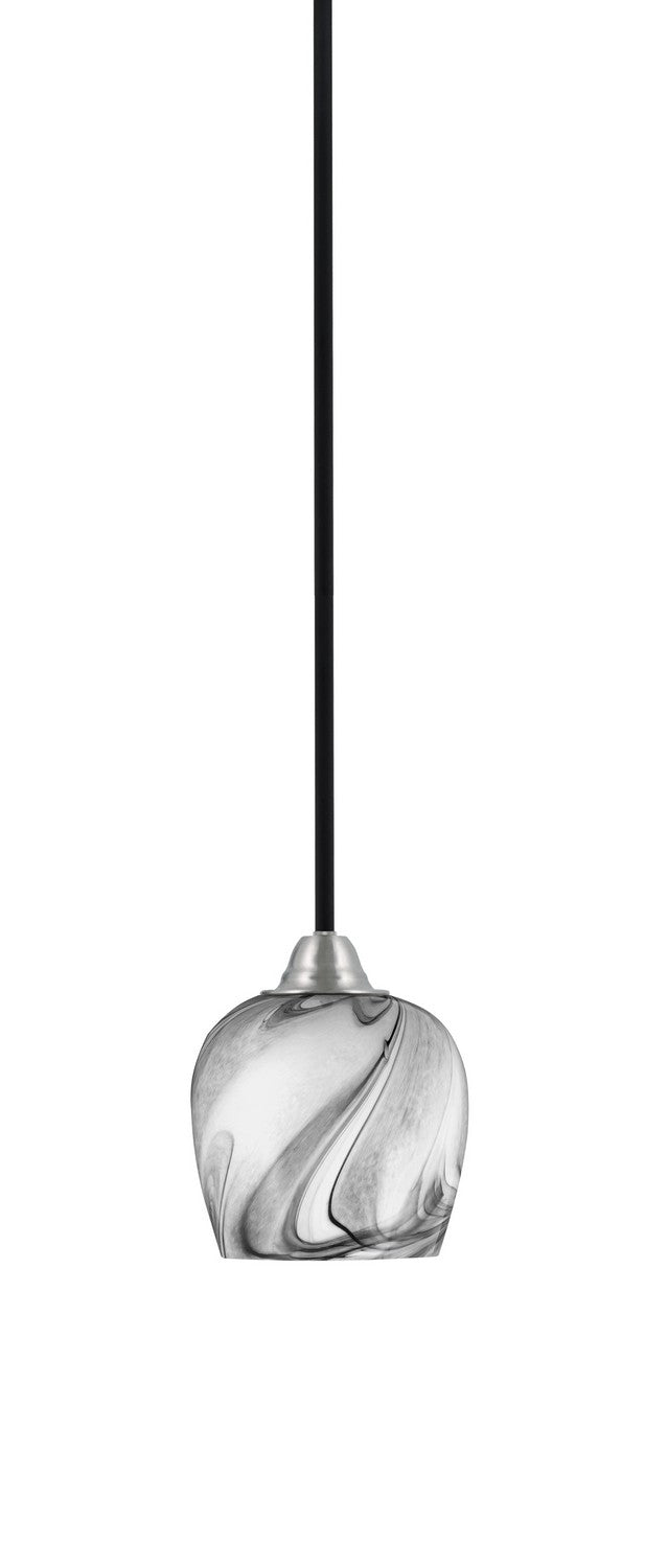Toltec Paramount 3401-MBBN-4819 Pendant Light - Matte Black & Brushed Nickel