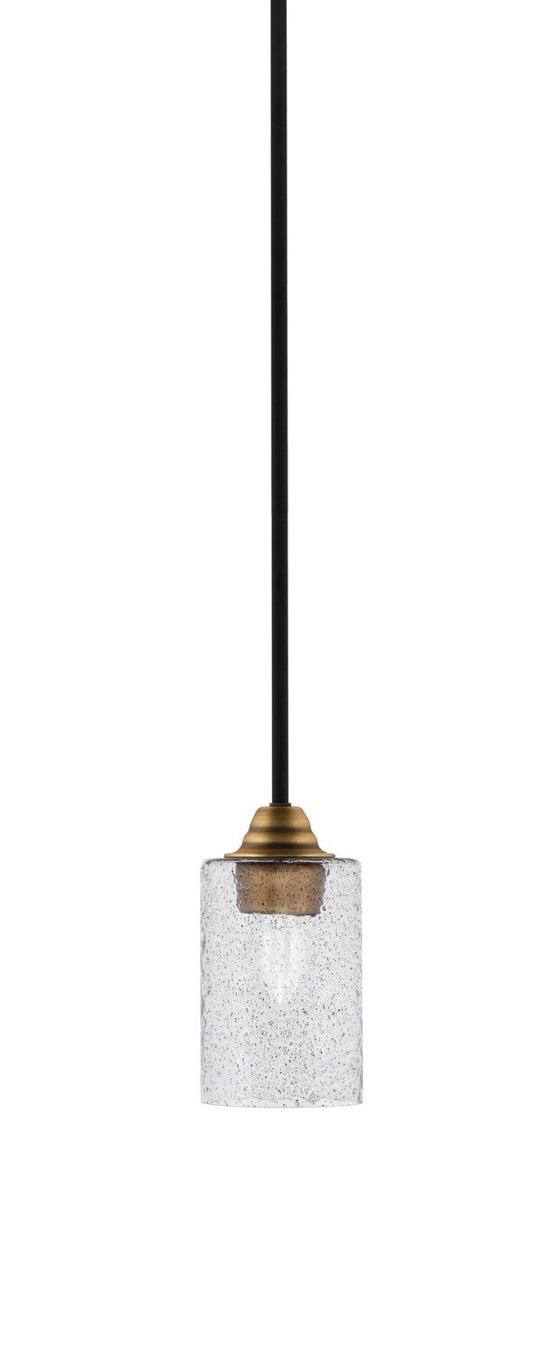 Toltec Paramount 3401-MBBR-3002 Pendant Light - Matte Black & Brass