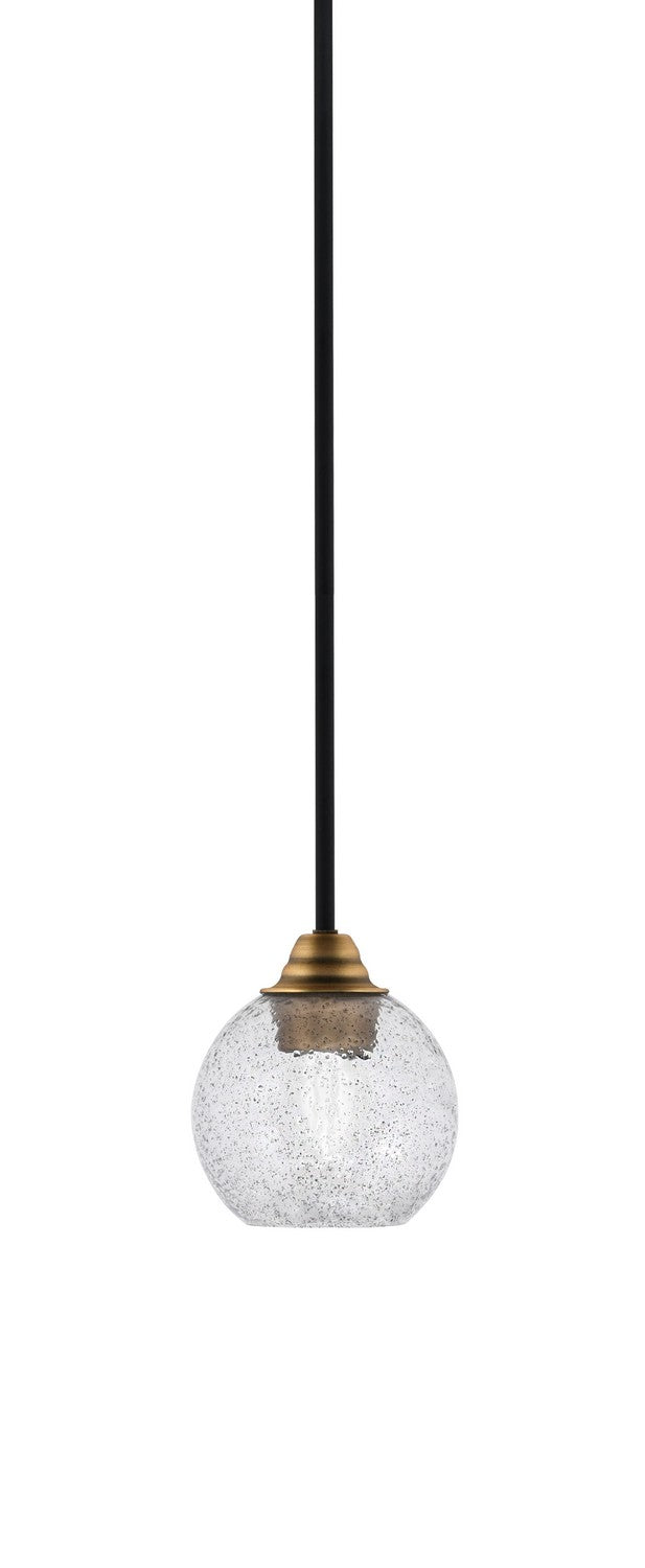 Toltec Paramount 3401-MBBR-4102 Pendant Light - Matte Black & Brass