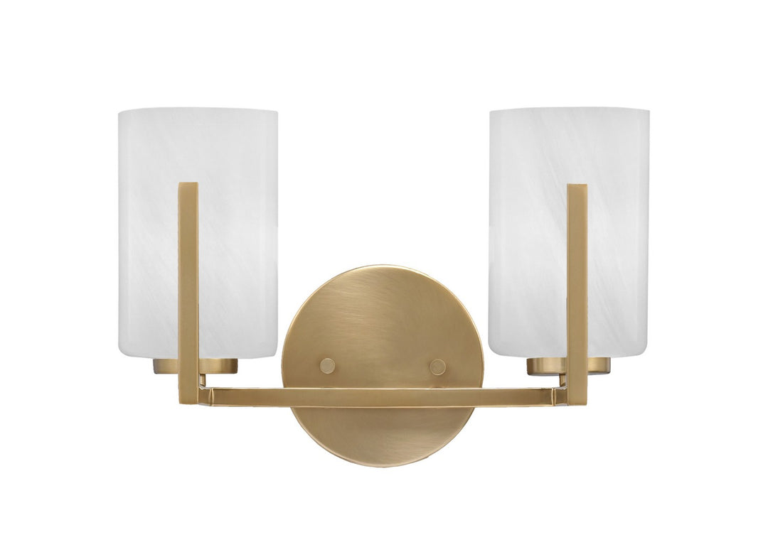 Toltec Atlas 4512-NAB-3001 Bath Vanity Light 13 in. wide - New Age Brass