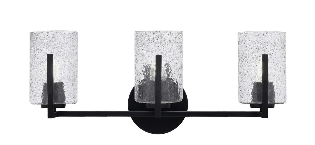 Toltec Atlas 4513-MB-3002 Bath Vanity Light 21 in. wide - Matte Black