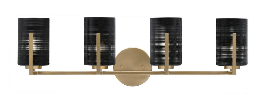 Toltec Atlas 4514-NAB-4069 Bath Vanity Light 29 in. wide - New Age Brass
