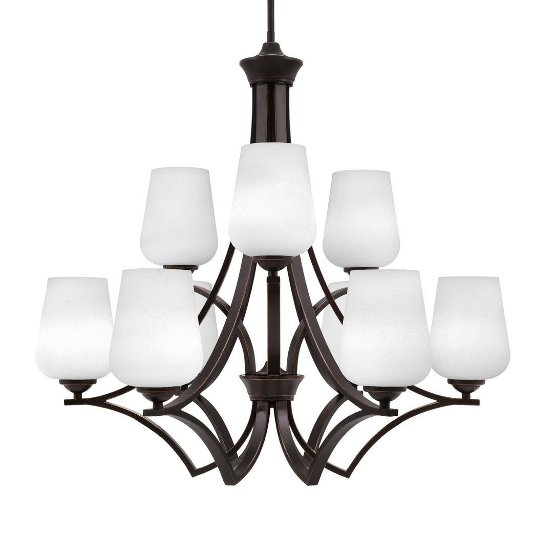 Toltec Zilo 569-DG-211 Chandelier Light - Dark Granite