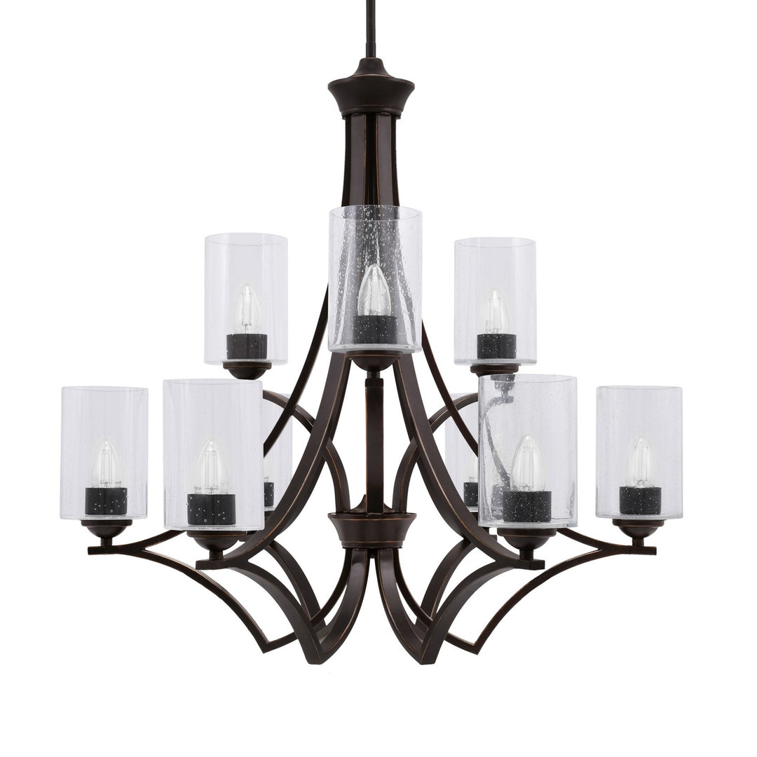 Toltec Zilo 569-DG-300 Chandelier Light - Dark Granite