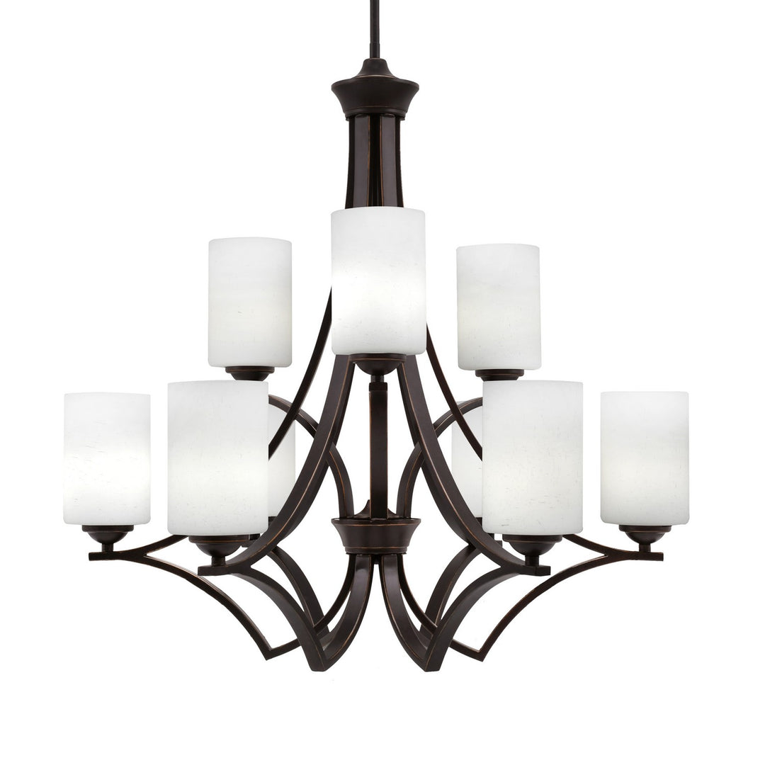 Toltec Zilo 569-DG-310 Chandelier Light - Dark Granite