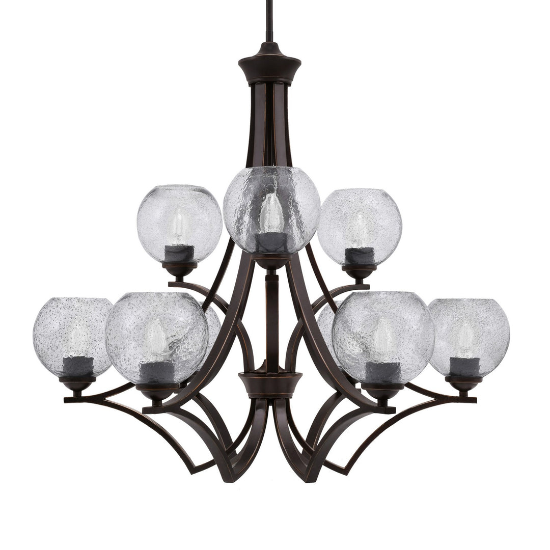 Toltec Zilo 569-DG-4102 Chandelier Light - Dark Granite