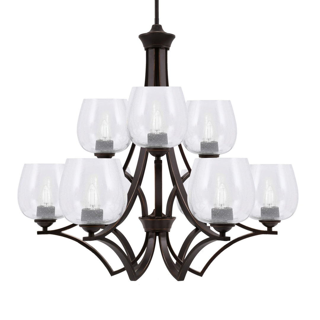 Toltec Zilo 569-DG-4810 Chandelier Light - Dark Granite