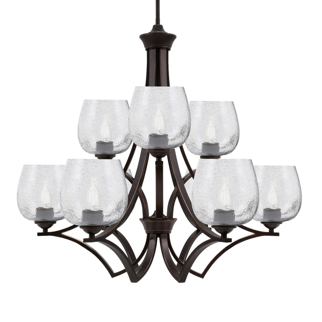 Toltec Zilo 569-DG-4812 Chandelier Light - Dark Granite