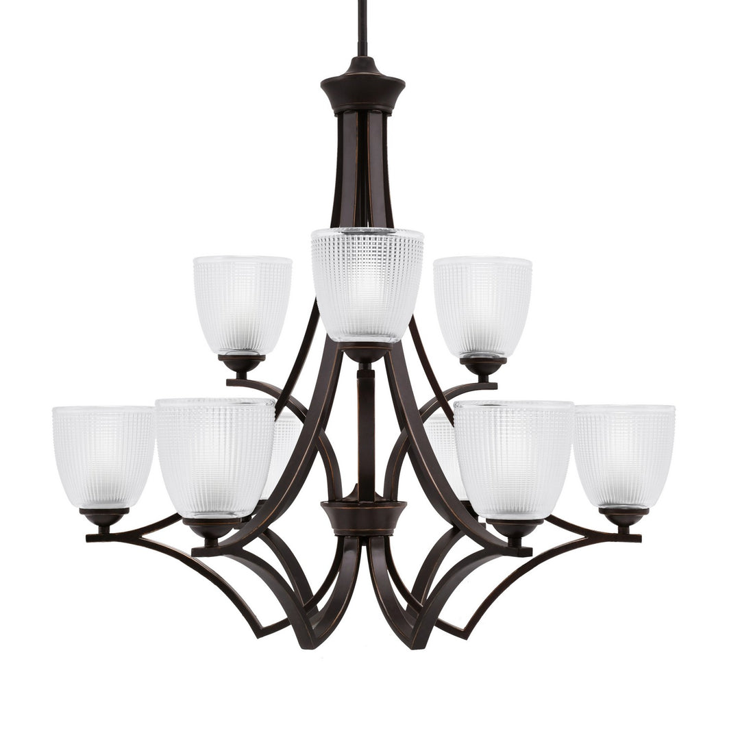 Toltec Zilo 569-DG-500 Chandelier Light - Dark Granite