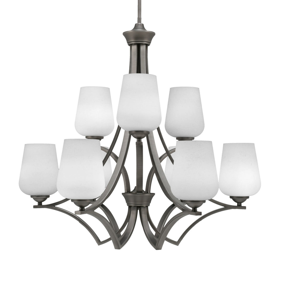 Toltec Zilo 569-GP-211 Chandelier Light - Graphite