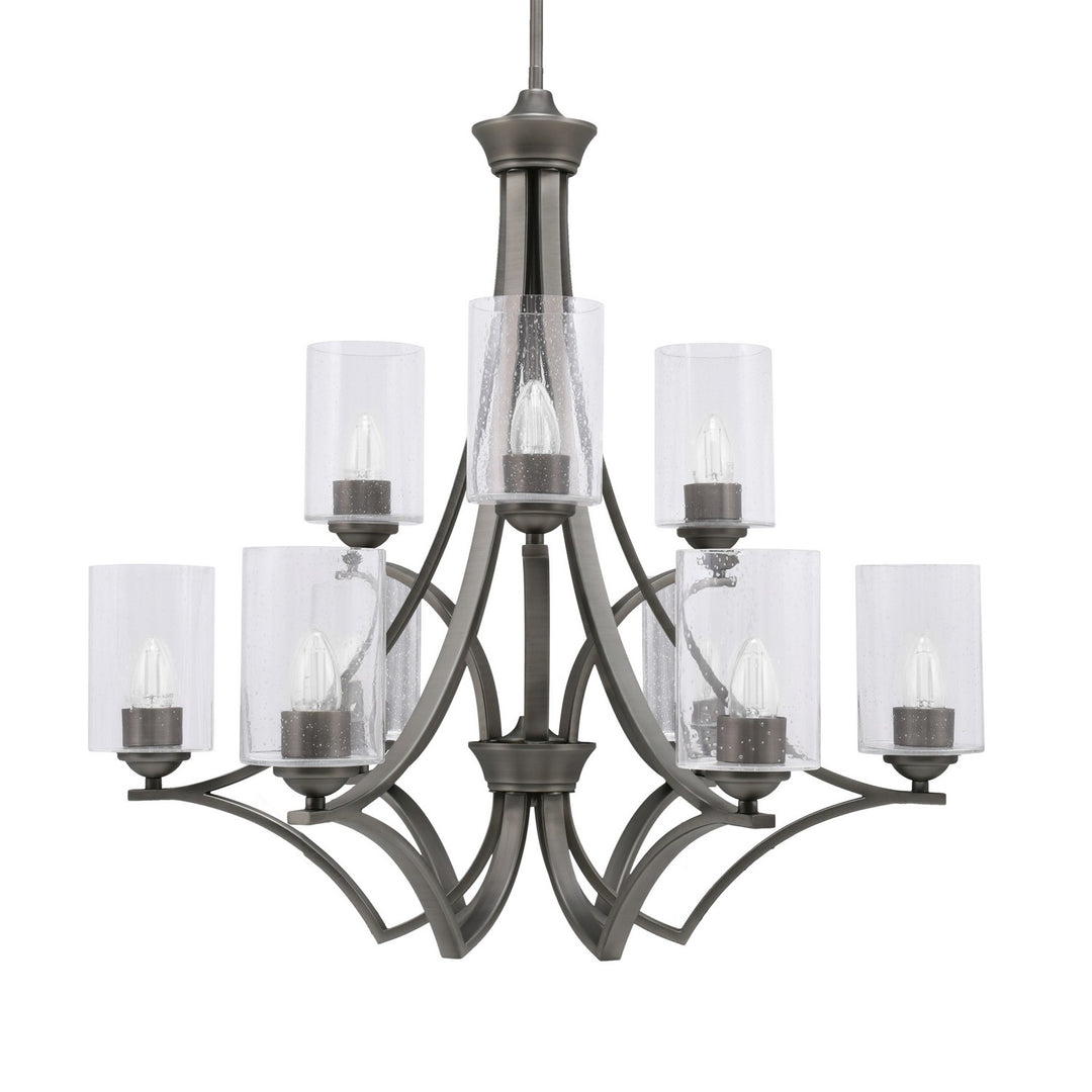 Toltec Zilo 569-GP-300 Chandelier Light - Graphite