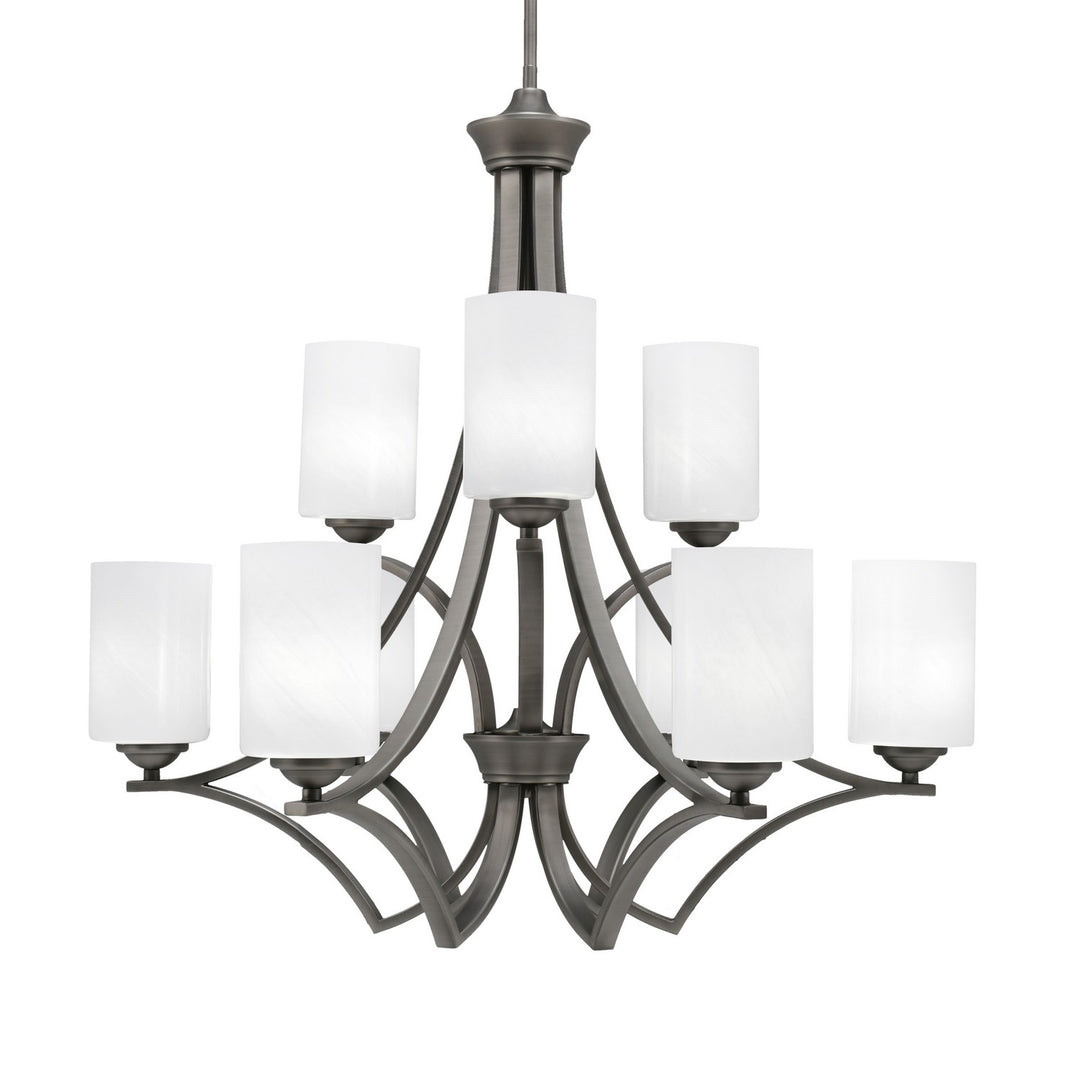 Toltec Zilo 569-GP-3001 Chandelier Light - Graphite
