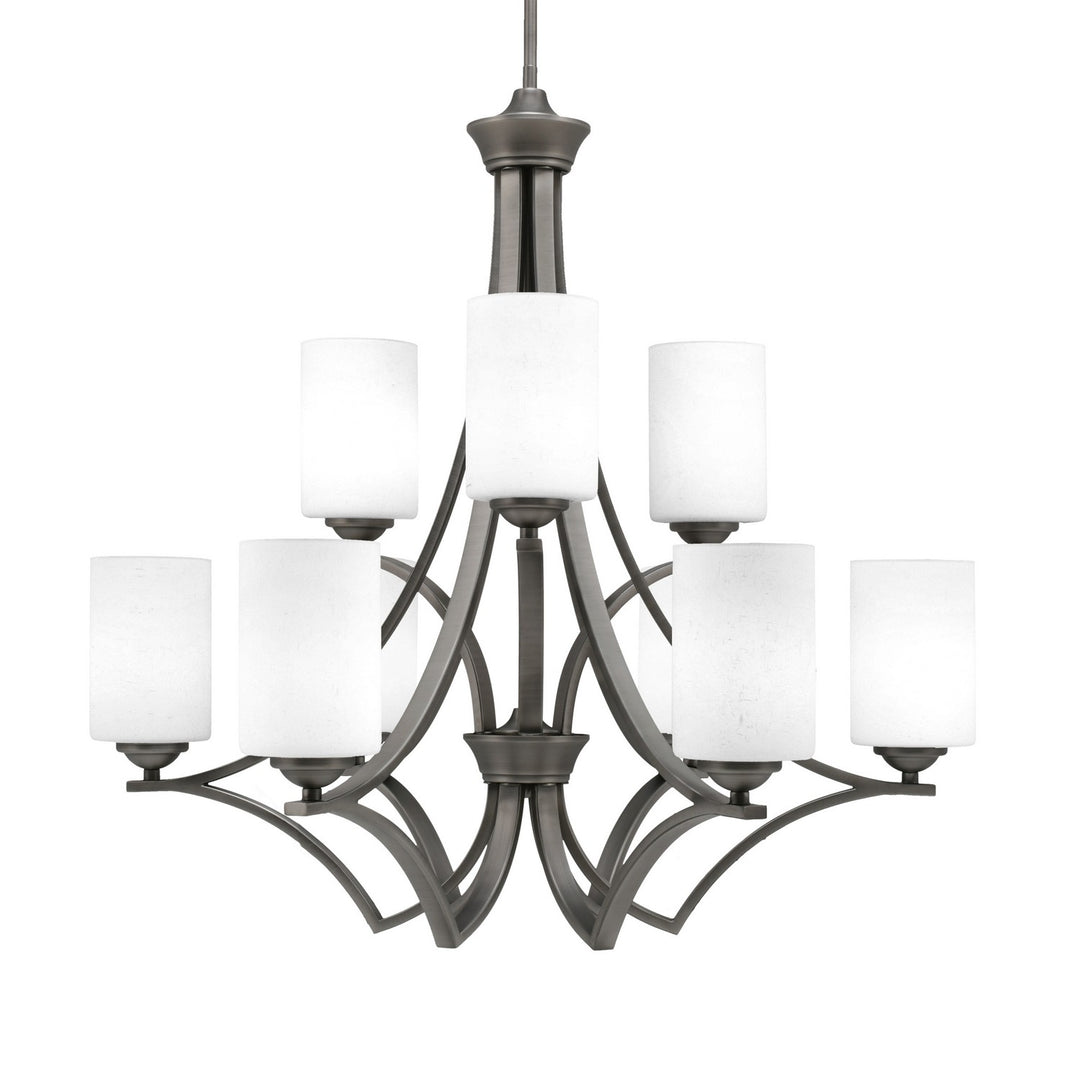 Toltec Zilo 569-GP-310 Chandelier Light - Graphite