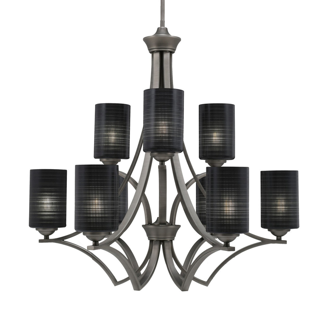 Toltec Zilo 569-GP-4069 Chandelier Light - Graphite