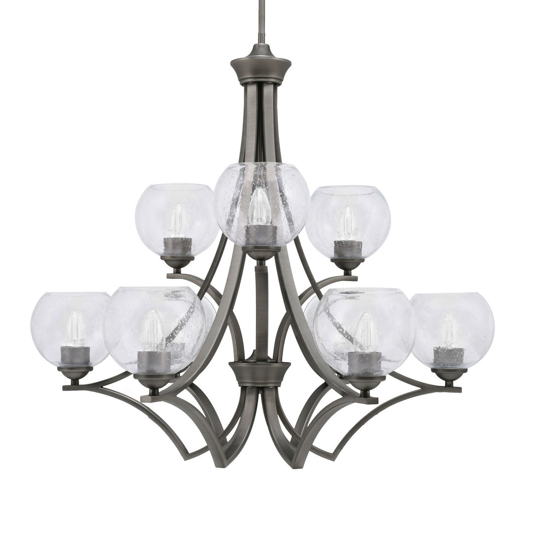 Toltec Zilo 569-GP-4100 Chandelier Light - Graphite