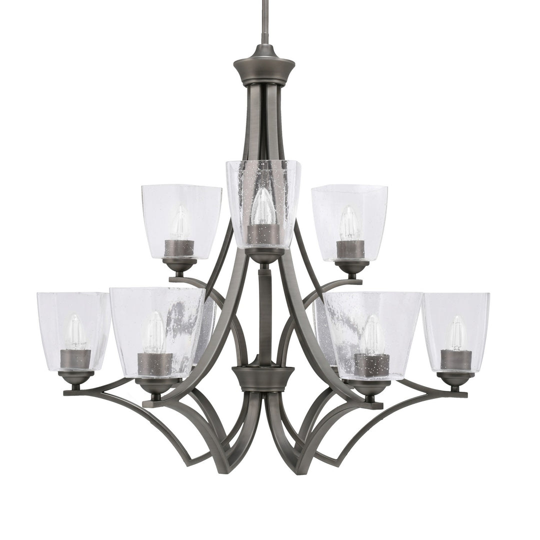 Toltec Zilo 569-GP-461 Chandelier Light - Graphite