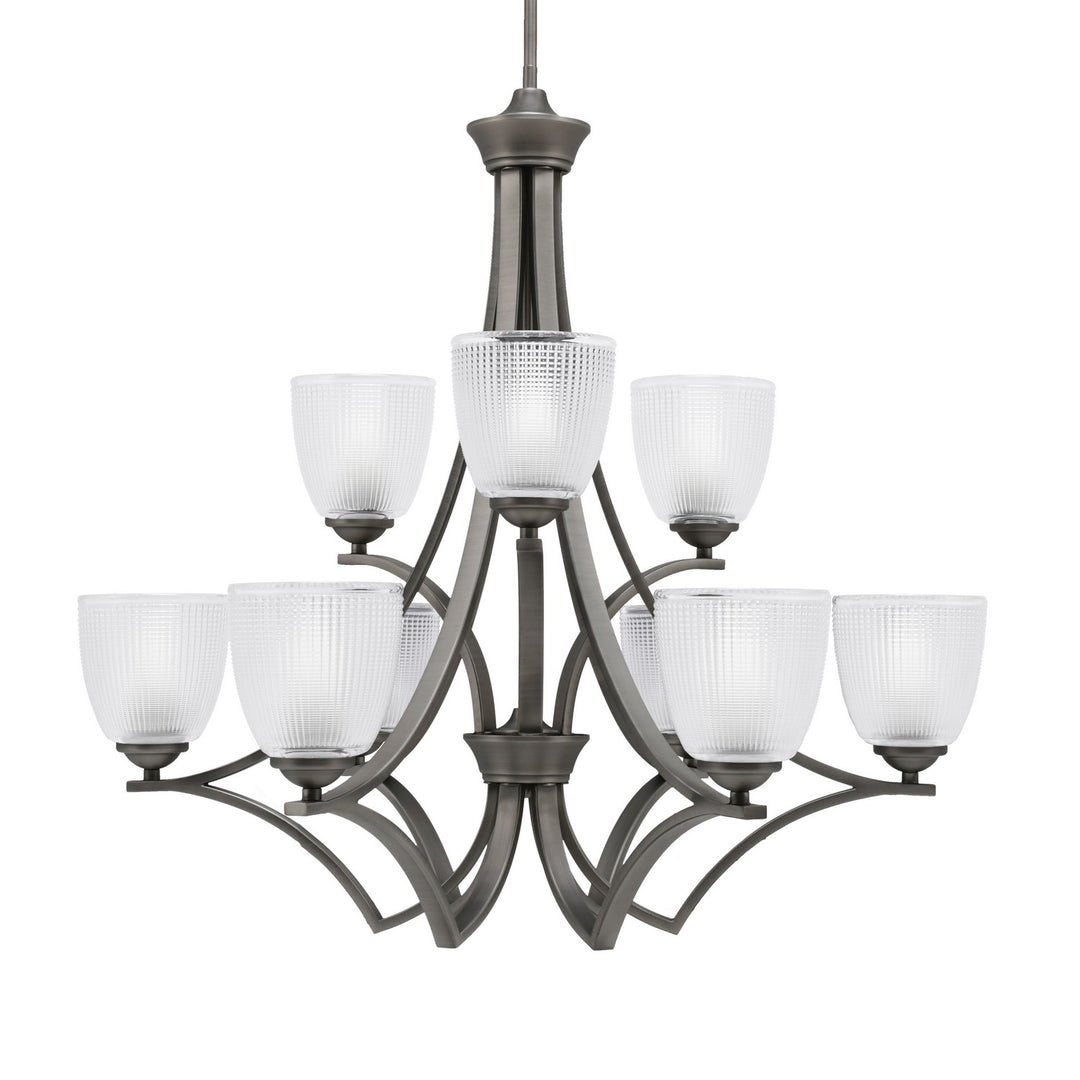 Toltec Zilo 569-GP-500 Chandelier Light - Graphite