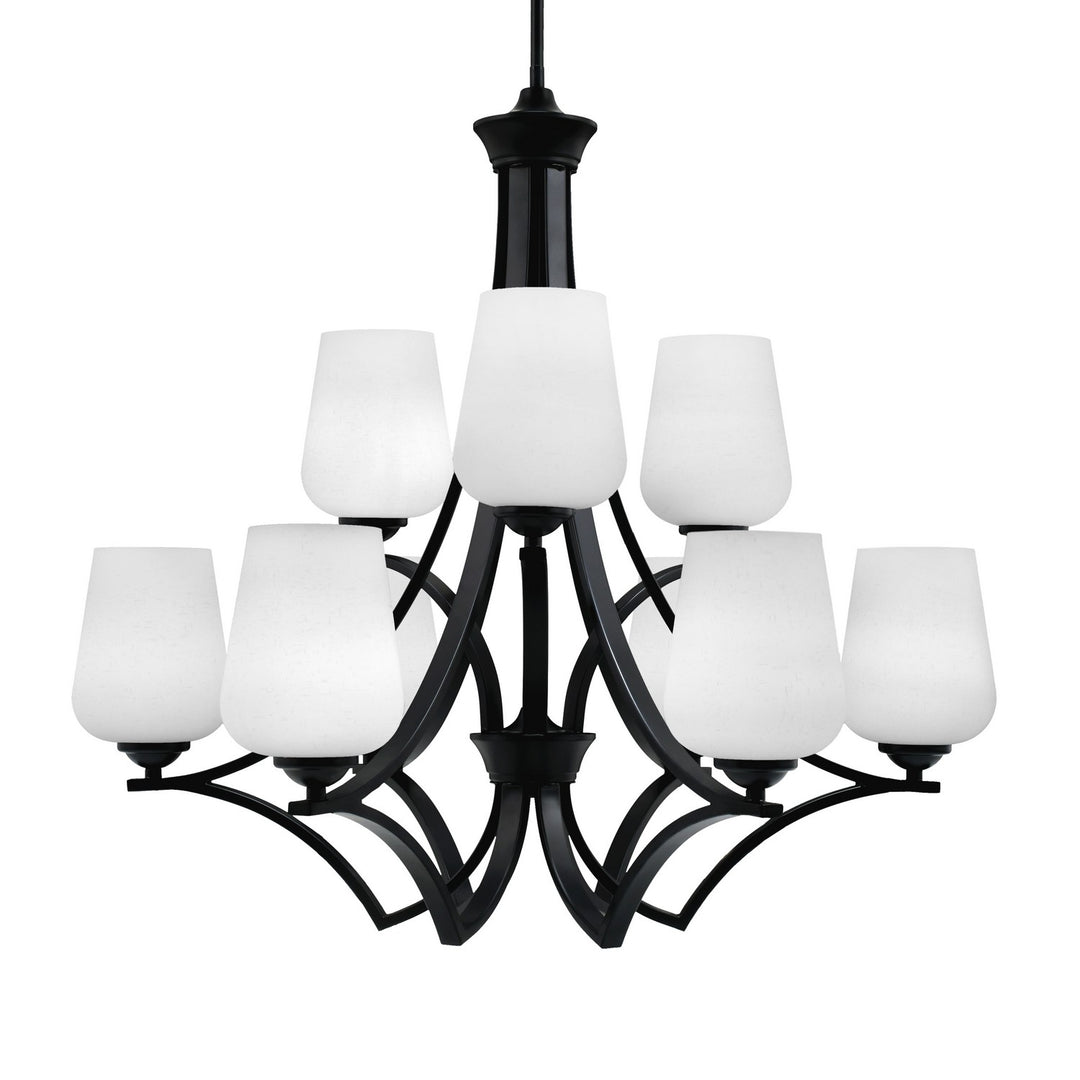 Toltec Zilo 569-MB-211 Chandelier Light - Matte Black