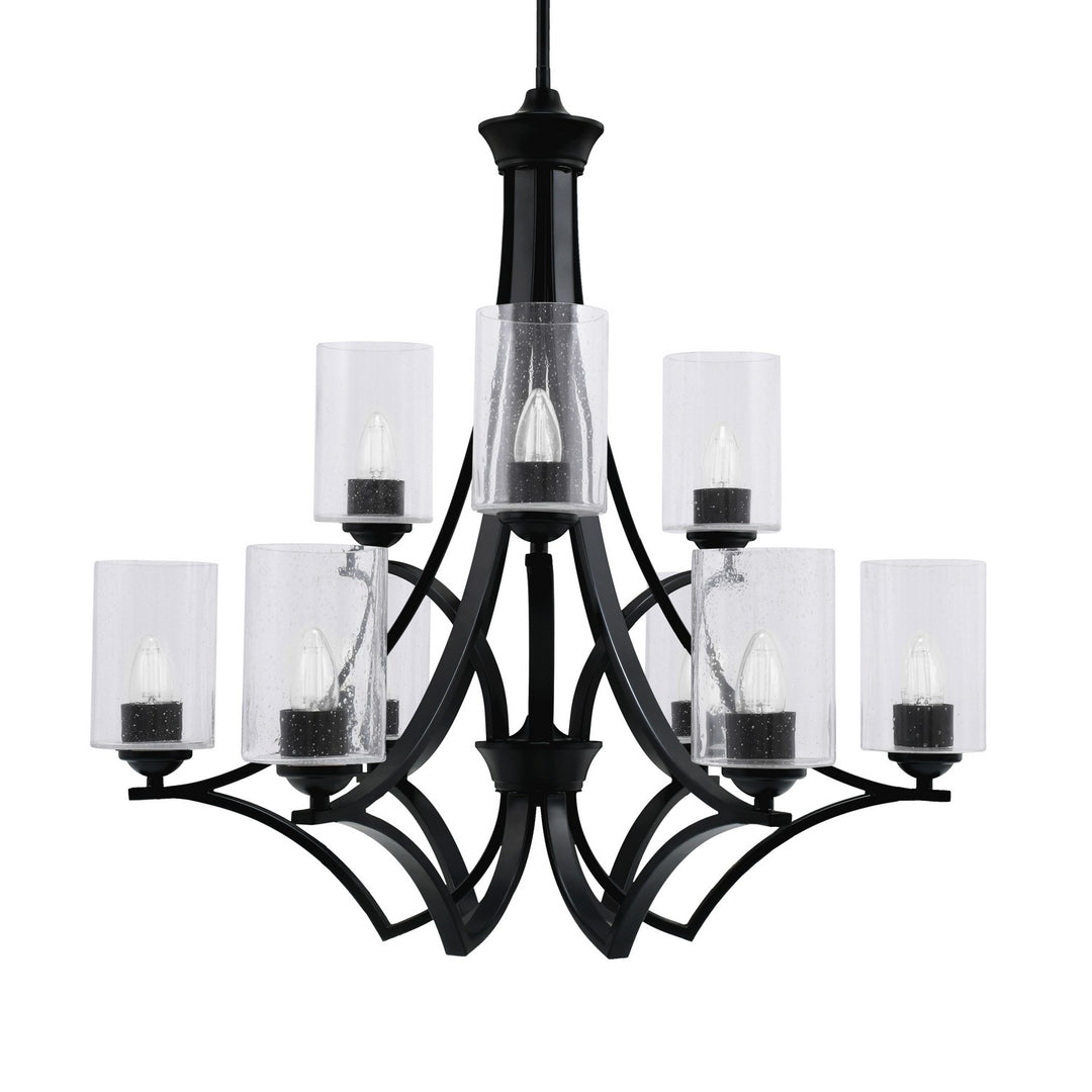 Toltec Zilo 569-MB-300 Chandelier Light - Matte Black