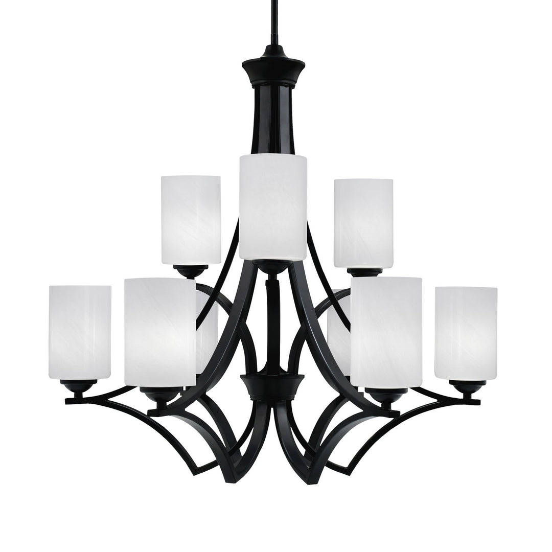 Toltec Zilo 569-MB-3001 Chandelier Light - Matte Black