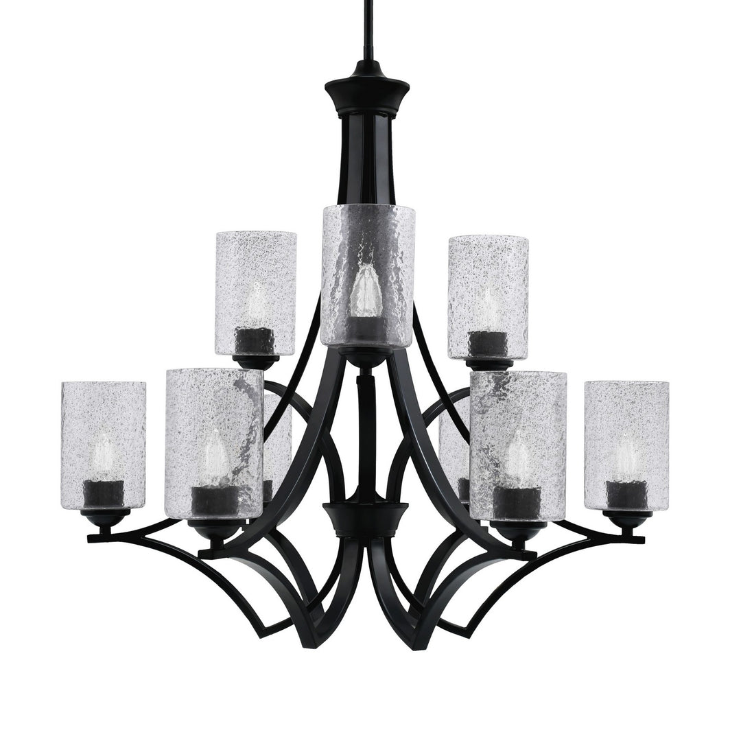 Toltec Zilo 569-MB-3002 Chandelier Light - Matte Black