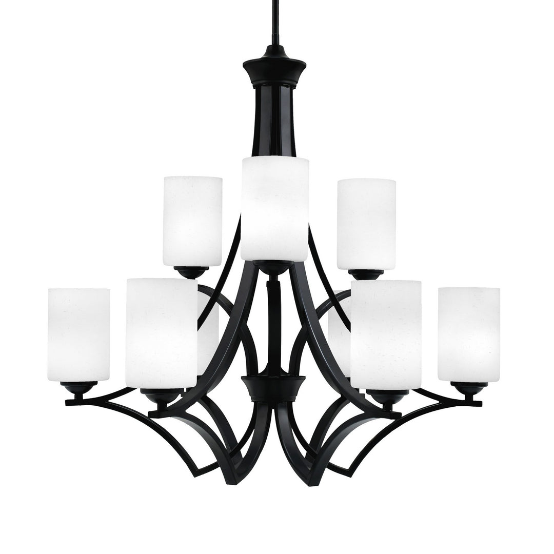 Toltec Zilo 569-MB-310 Chandelier Light - Matte Black