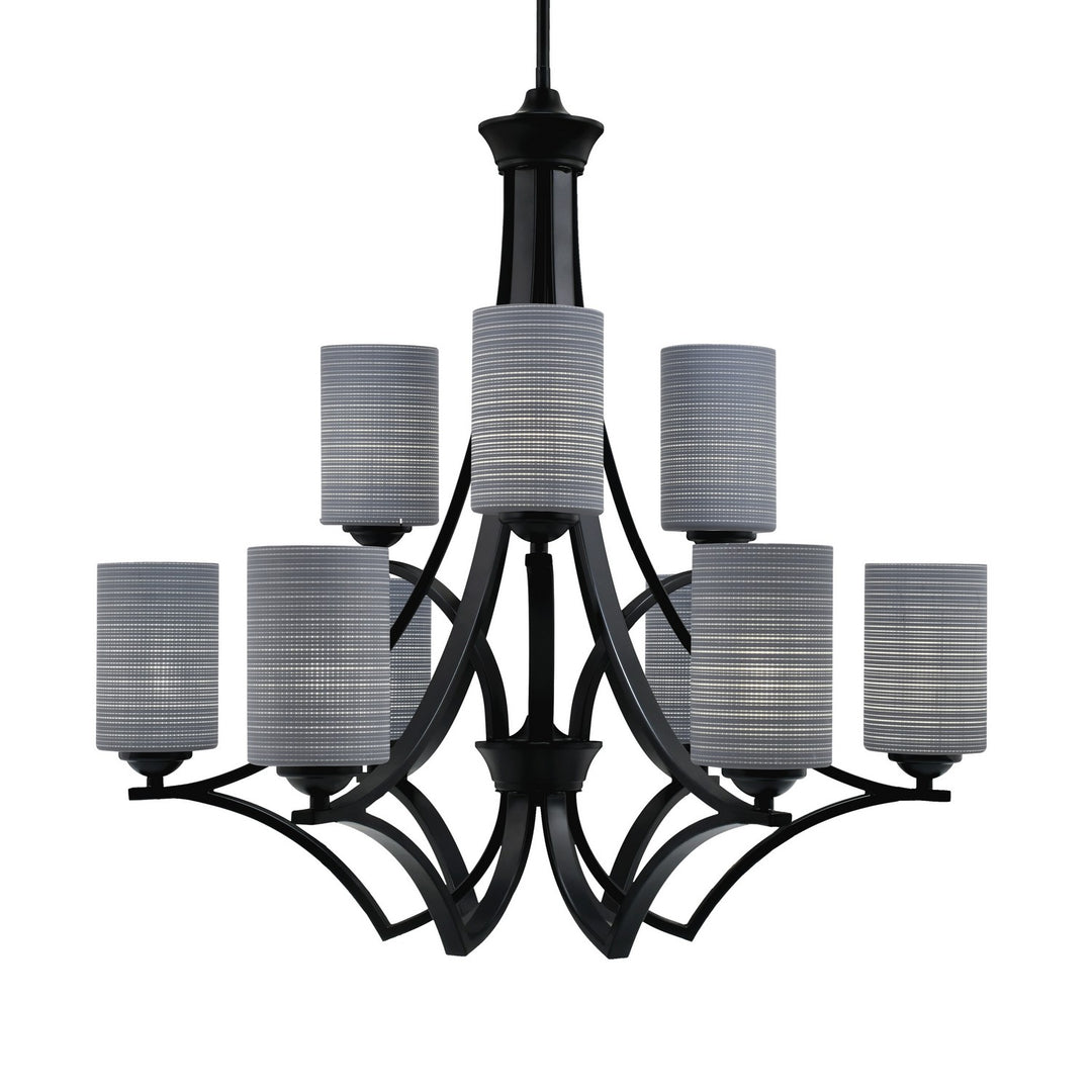 Toltec Zilo 569-MB-4062 Chandelier Light - Matte Black