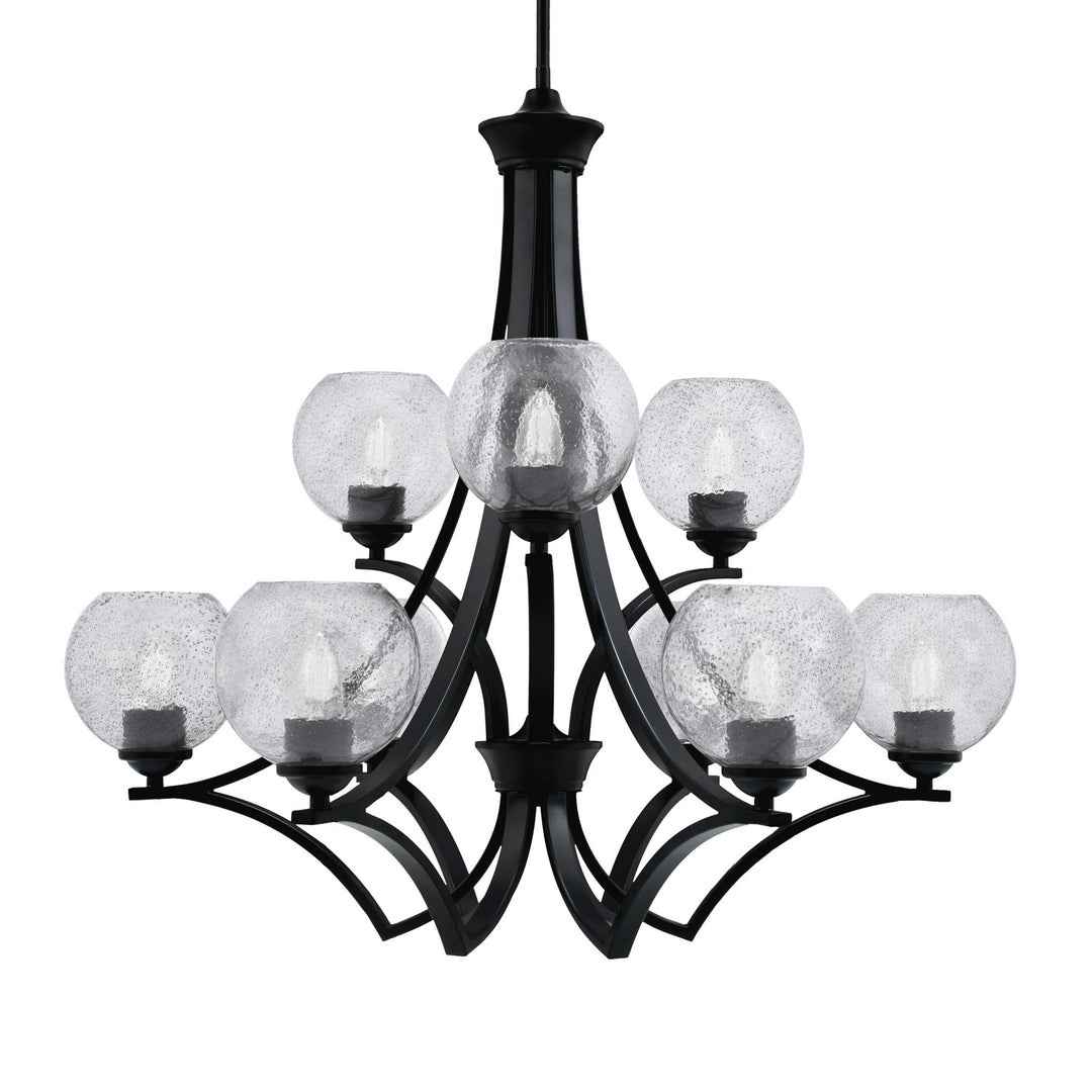 Toltec Zilo 569-MB-4102 Chandelier Light - Matte Black