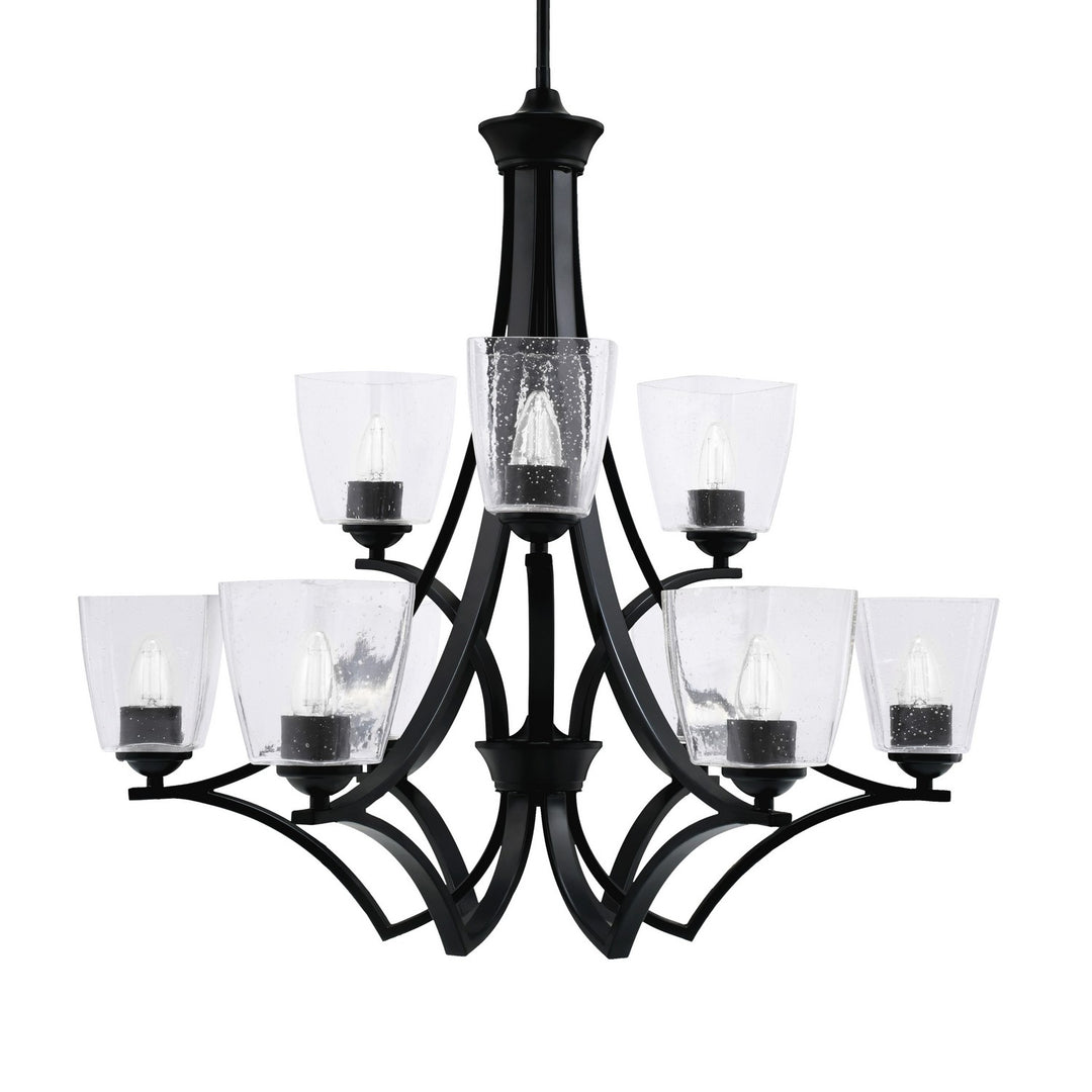 Toltec Zilo 569-MB-461 Chandelier Light - Matte Black