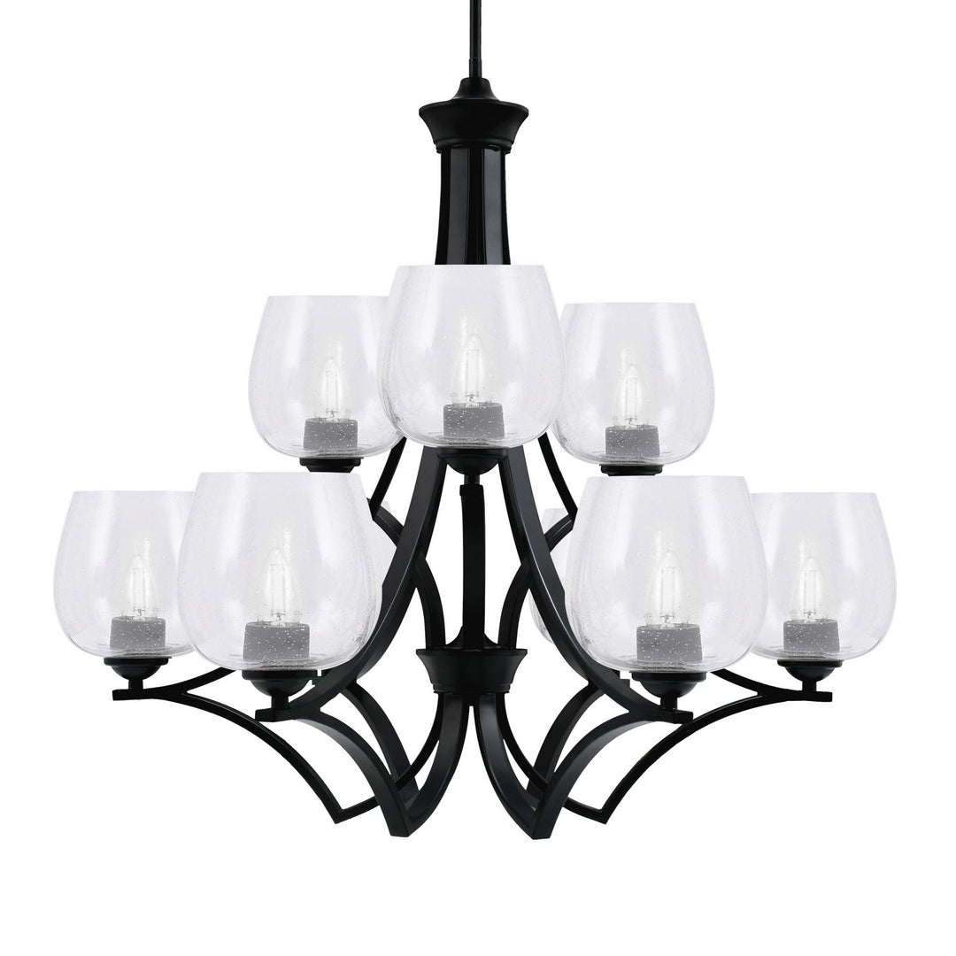 Toltec Zilo 569-MB-4810 Chandelier Light - Matte Black