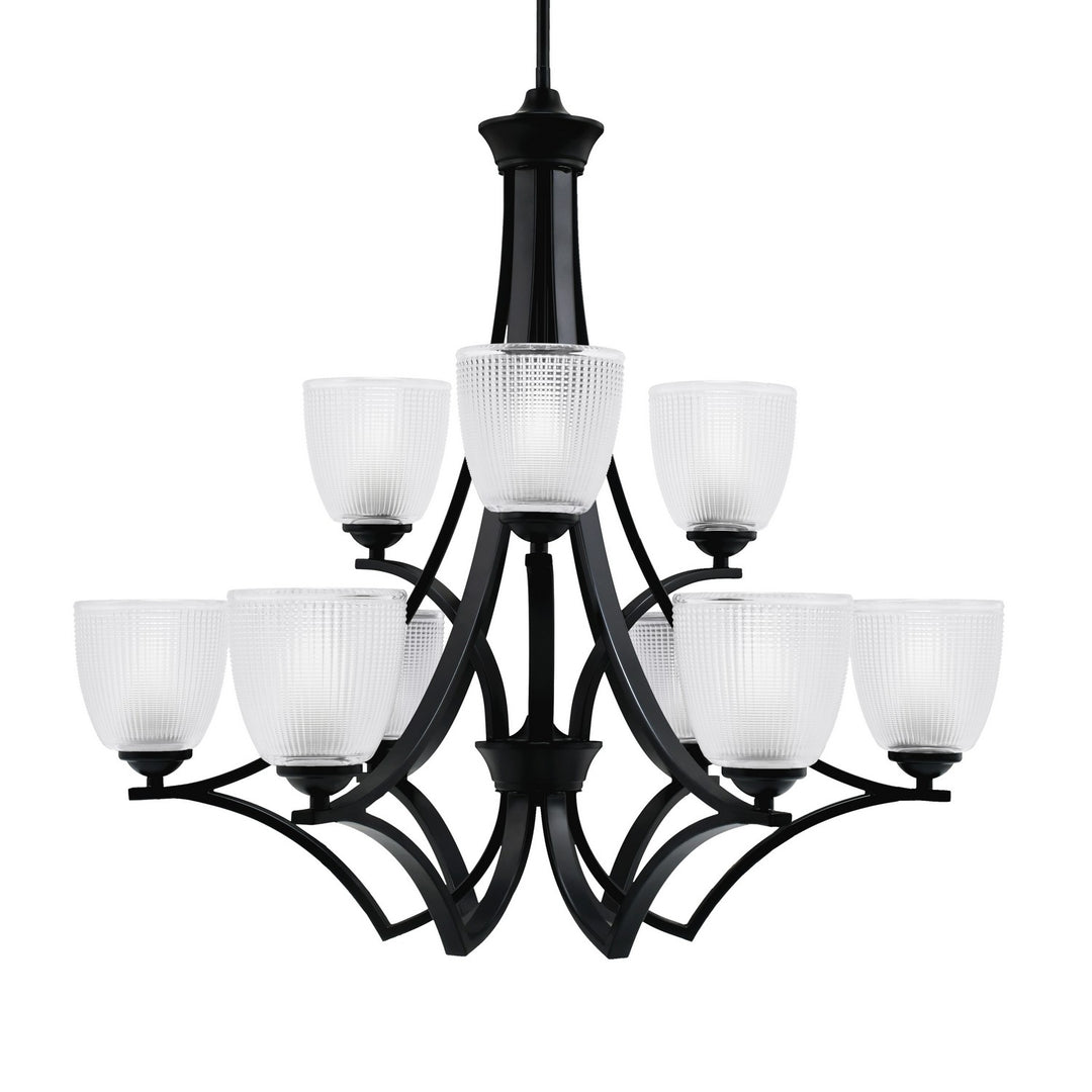 Toltec Zilo 569-MB-500 Chandelier Light - Matte Black