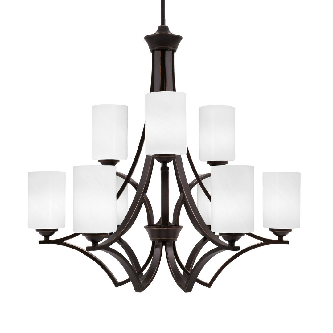 Toltec Zilo 569-DG-3001 Chandelier Light - Dark Granite