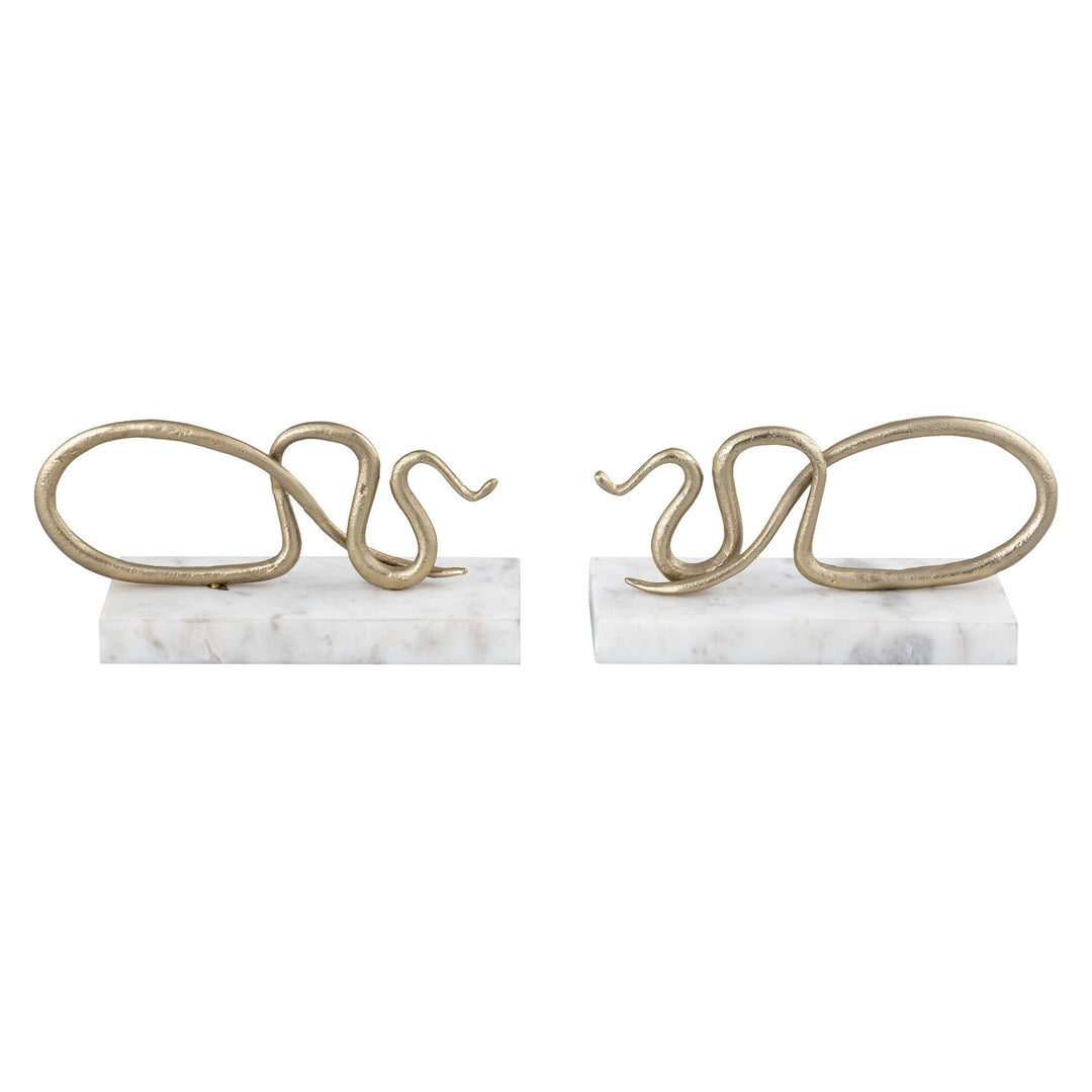 Elk Lighting H0897-10932/S2  Snake Home Decor Brass