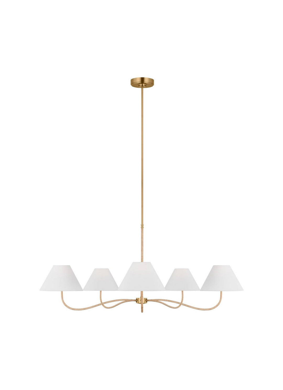 Visual Comfort Studio Laguna CC1695BBS Chandelier Light - Burnished Brass