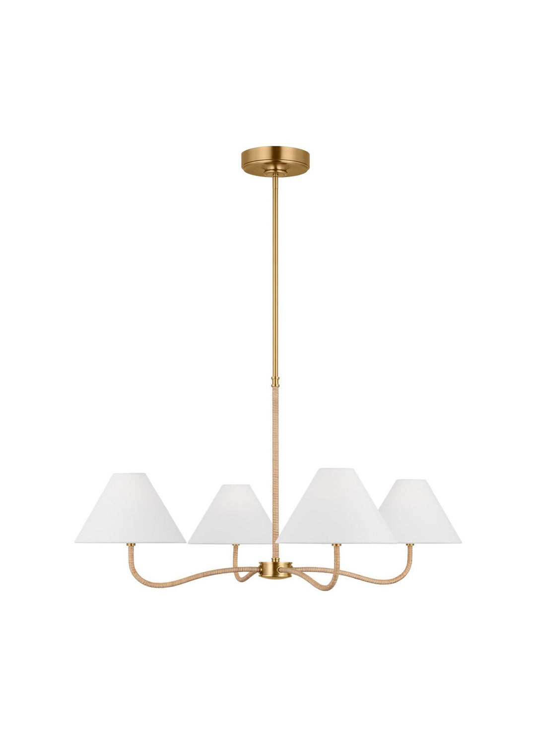 Visual Comfort Studio Laguna CC1704BBS Chandelier Light - Burnished Brass