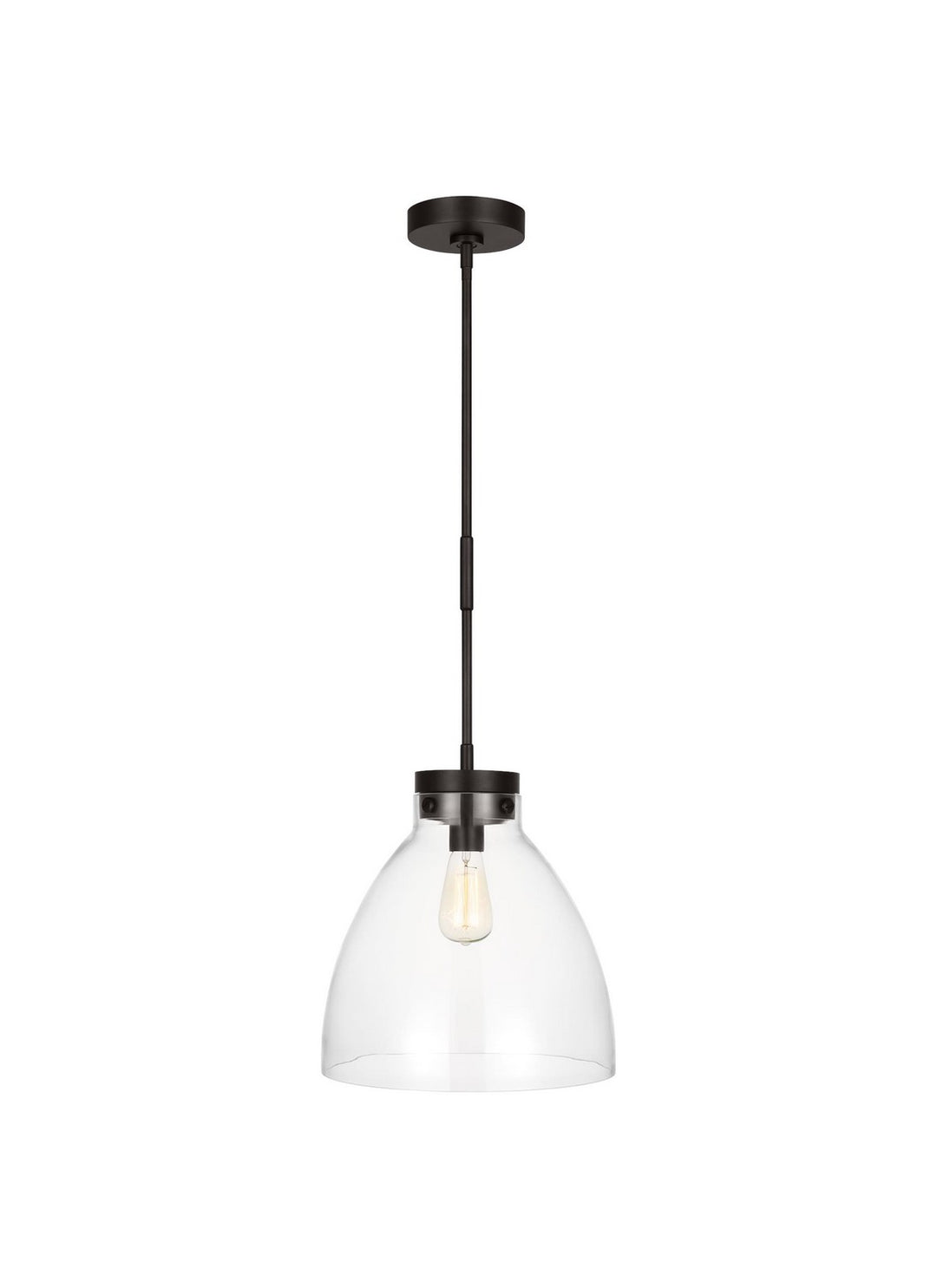 Visual Comfort Studio Garrett CP1121AI Pendant Light - Aged Iron