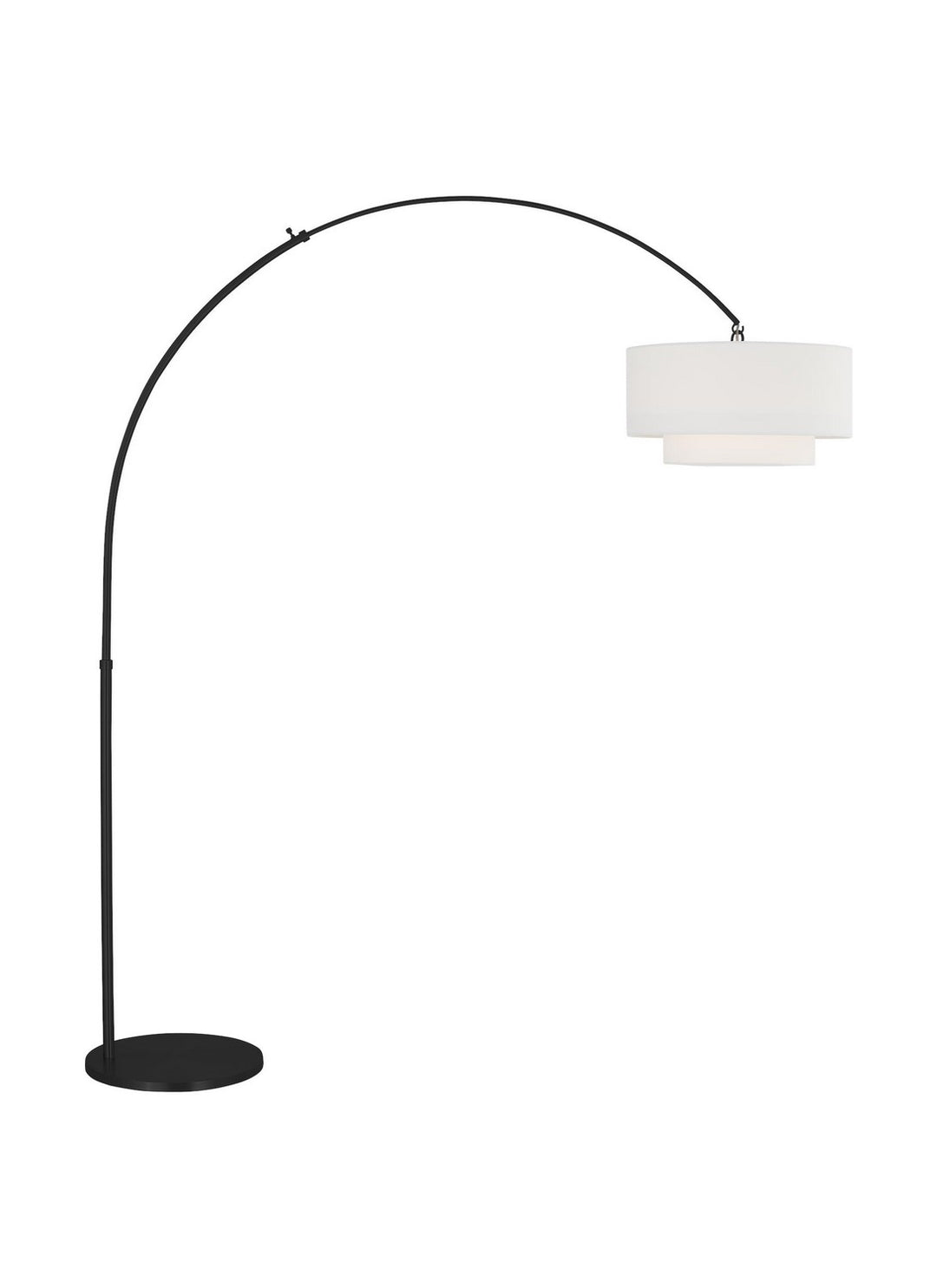 Visual Comfort Studio KST1031MBK1 Sawyer One Light Floor Lamp Lamp Black